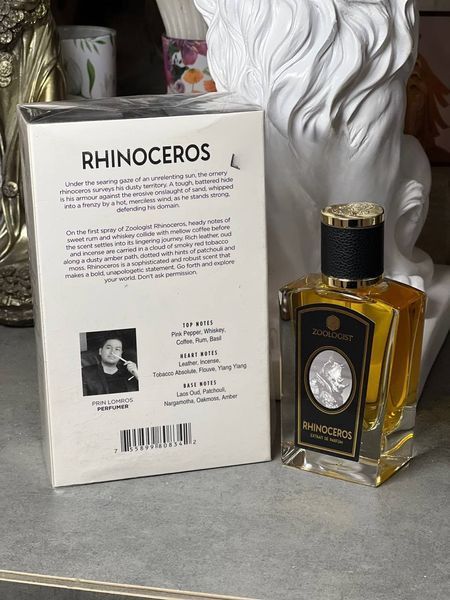 Духи Zoologyist Rhinoceros &ndash; унисекс древесно-пряный аромат с ромом, табаком и кожей 2713259525 фото