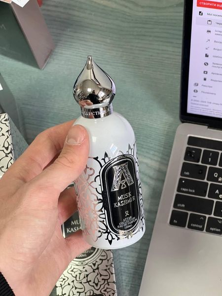 Парфюм Attar Collection Kashmir Musk &ndash; унісекс деревно-мускусний аромат з білим мускусом, гарденією та гвоздикою 2709343304 фото